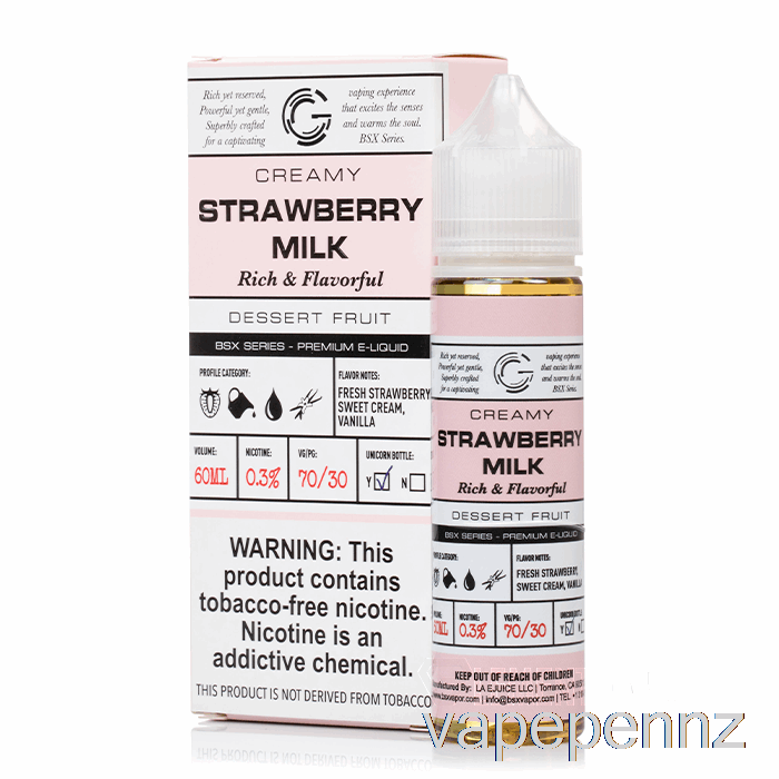 Strawberry Milk - BSX Series - 60mL 6mg VAPE NZ